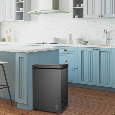 Portable 3.4 Cubic Feet Garage Ready Chest Freezer with Adjustable Temperature Controls | Fridge.com