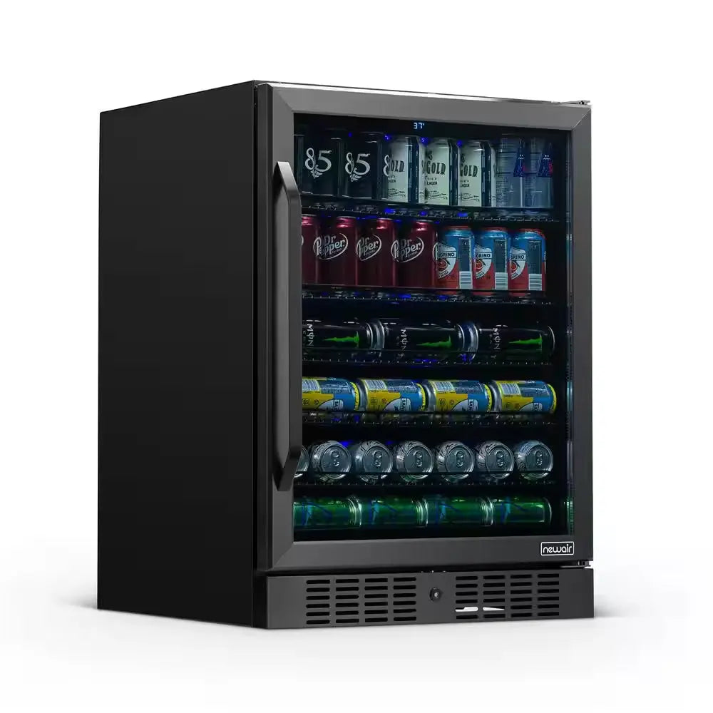 24 In. 177 (12 Oz) Can Built-In Beverage Cooler Fridge W/ Precision Temp. Controls, Adjustable Shelves - Stainless Steel | Fridge.com