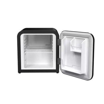 Premium 1.5 Cu. Ft. Freestanding Countertop Retro Mini Fridge, Reversible Door and Quiet Operation, Black | Fridge.com