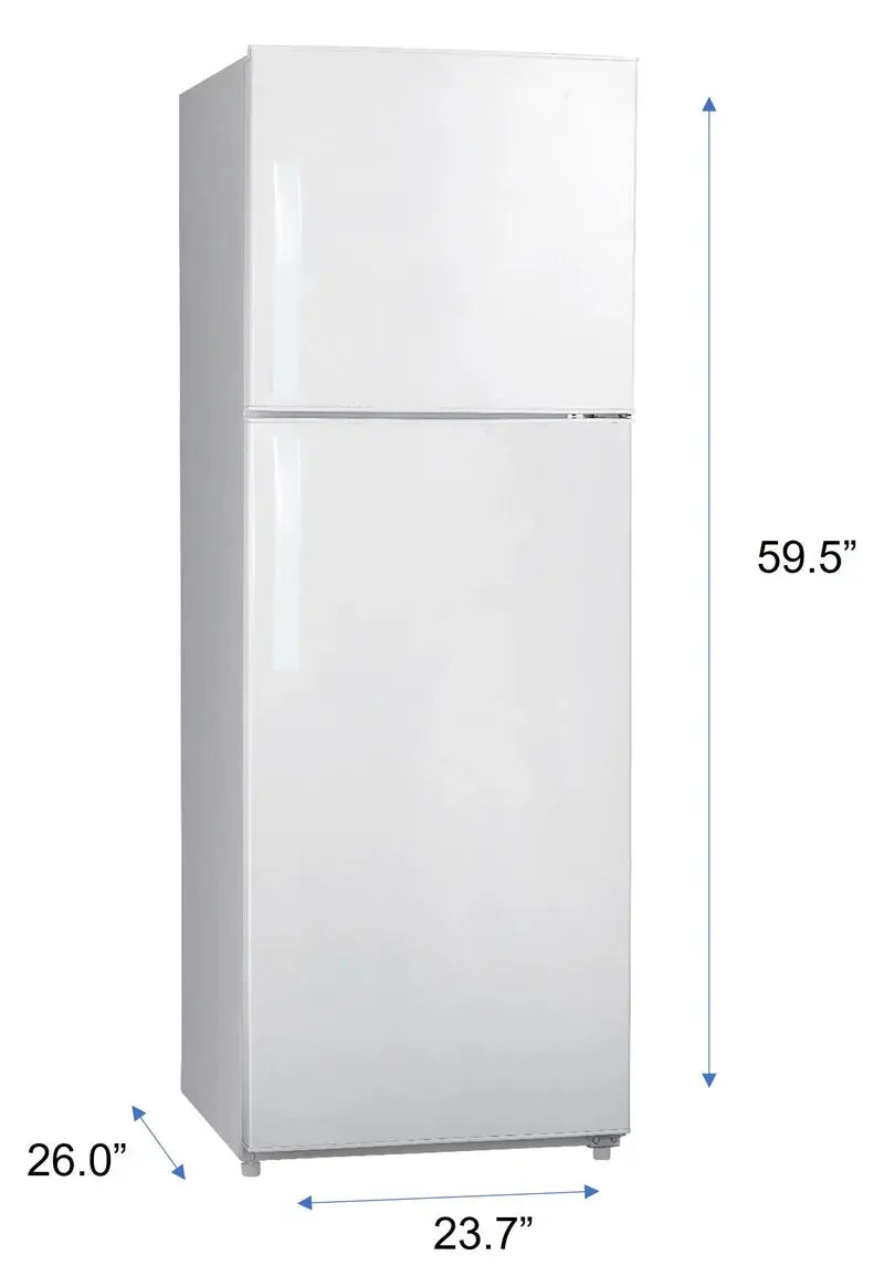Premium Levella 24" 10.1 Cubic Feet Top Freezer Refrigerator | Fridge.com