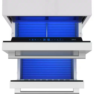 Presrv 24 In. Dual Zone Outdoor Refrigerator Drawers | Fridge.com