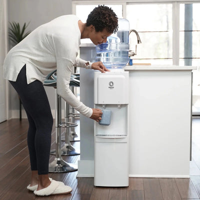 Primo® Water Dispenser Top Loading 36" Height, Hot and Cold Temperature, White 3 or 5 Gallon Model 601275 | Fridge.com
