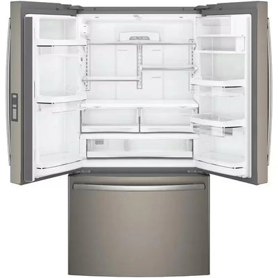 Profile 23.1 Cu. Ft. French Door Refrigerator in Fingerprint Resistant Slate, Counter Depth, ENERGY STAR | Fridge.com