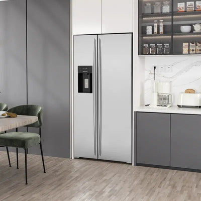 R.W.FLAME 36" Side by Side 20.01 Cu. Ft. Refrigerator with Freezer & Ice Maker Included | Fridge.com