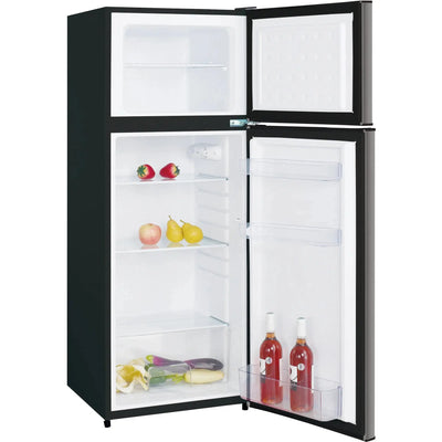 RCA 7.2 Cu. Ft. Top Freezer Refrigerator in Platinum | Fridge.com