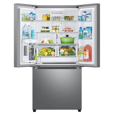 Samsung 25 Cu. Ft. 33" 3-Door French Door Refrigerator with Beverage Center | Fridge.com