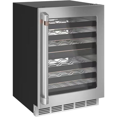 Smart 24 In. 46-Bottle Wine Beverage Cooler in Stainless Steel | Fridge.com