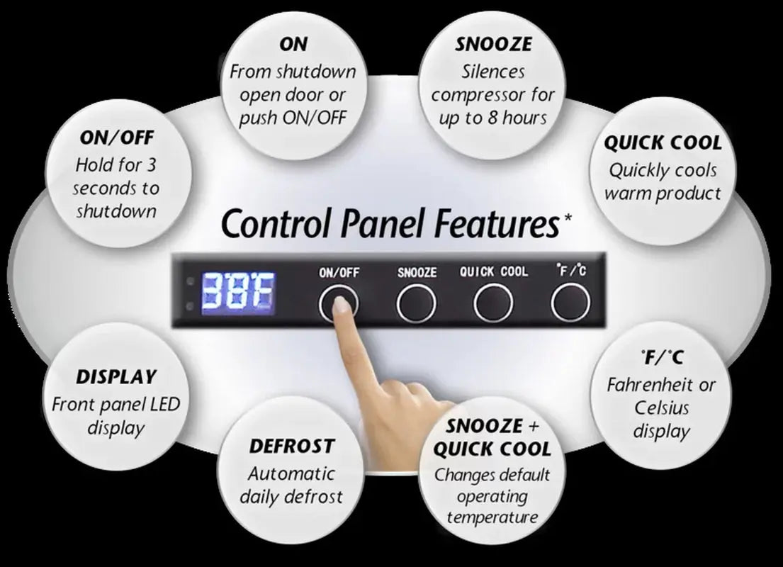 Smartfridge by Minibar Systems 1.6 Cubic Feet Freestanding Mini Fridge | Fridge.com
