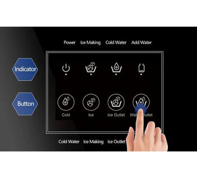 Soopyk Bottom Loading Water Dispenser with Ice Maker 18Lbs Daily Capability Black(No Hot Water) | Fridge.com