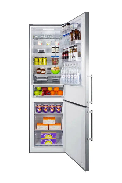 Summit Appliance 24" 11.7 Cubic Feet Energy Star Bottom Freezer Refrigerator | Fridge.com