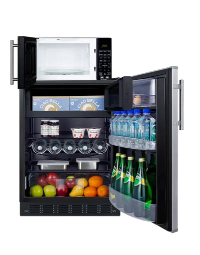 Summit Appliance 4.9 Cubic Feet Freestanding Mini Fridge with Freezer and Microwave | Fridge.com