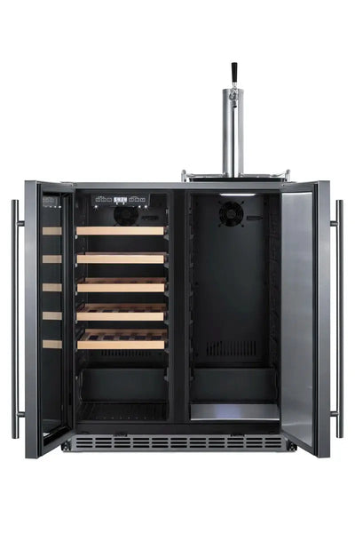 Summit Appliance 6.3 Cubic Feet Outdoor Single Tap Sixth Barrel with Door Lock and Adjustable Temperature | Fridge.com