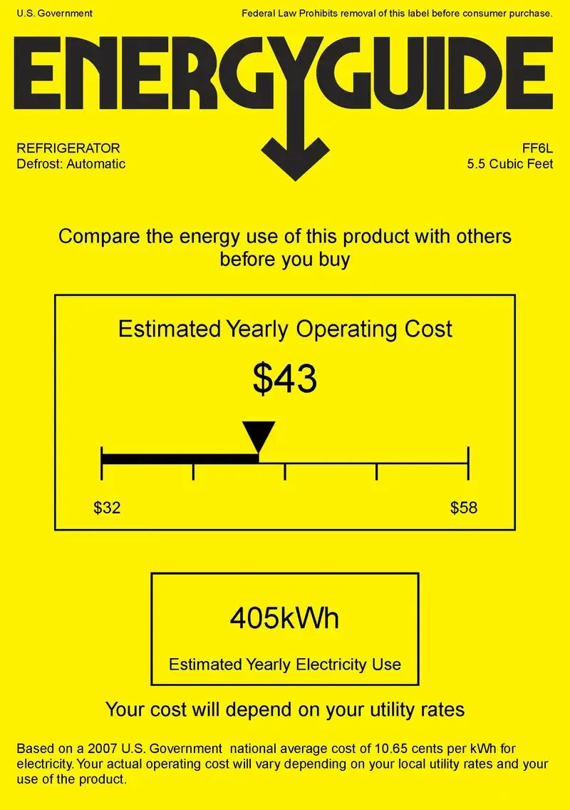Summit Appliance Accucold General Purpose 5.5 Cubic Feet Freestanding Mini Fridge | Fridge.com