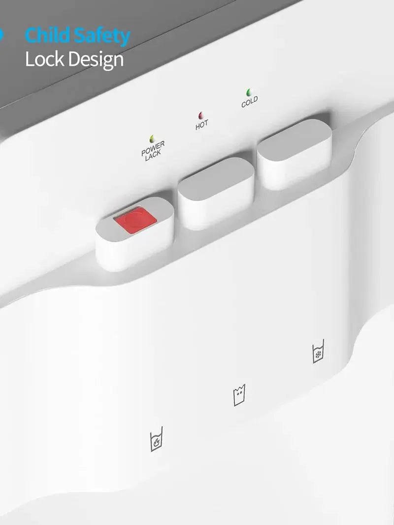 TABU Bottom Loading Water Cooler Dispenser, Anti-Scalding Design, Self Clean, Safety Lock | Fridge.com