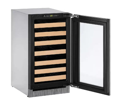 U-Line 17.75'' 31 Bottle Single Zone Freestanding Wine Refrigerator | Fridge.com