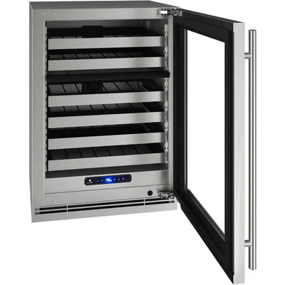 U-Line 23.625'' 49 Bottle Dual Zone Wine Refrigerator | Fridge.com