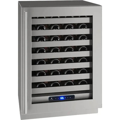 U-Line 23.625'' 49 Bottle Single Zone Wine Refrigerator | Fridge.com