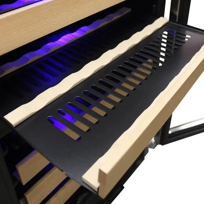 Vinotemp Connoisseur Series 46 Dual-Zone Wine Cooler, 46 Bottle Capacity | Fridge.com