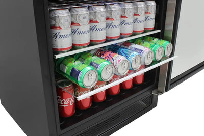 Vinotemp Single-Zone 24" Wine and Beverage Cooler, 16 Bottle and 106 Can Capacity | Fridge.com