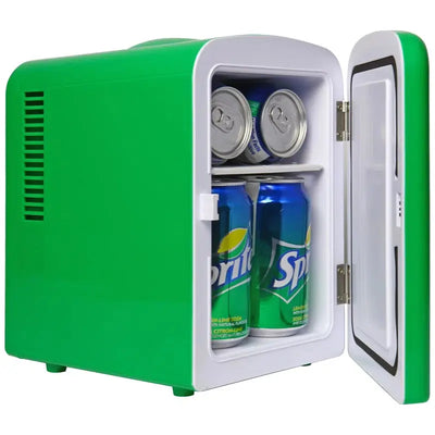 Coca-Cola Sprite 4L Cooler/Warmer 12V DC 110V AC Mini Fridge, Green | Fridge.com