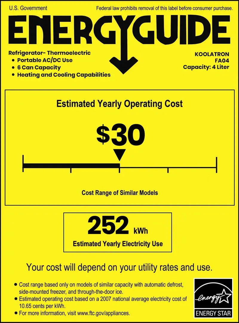 Coca-Cola Fanta 4L Cooler/Warmer 12V DC 110V AC Mini Fridge, Orange | Fridge.com