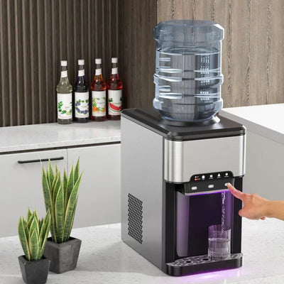 Water Cooler Dispenser 3-In-1 with Built-In Ice Maker and 3 Temperature Settings | Fridge.com