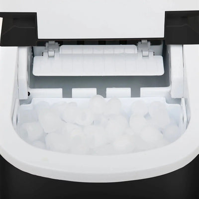 Whynter Compact Portable Ice Maker 27 Lb Capacity - Metallic Silver | Fridge.com