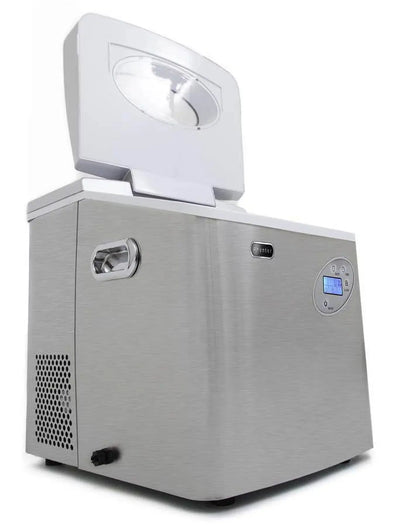 Whynter Portable Ice Maker with 49Lb Capacity Stainless Steel with Water Connection | Fridge.com