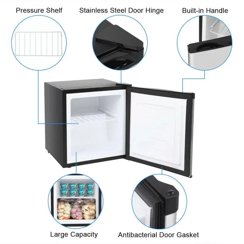 Winado 1.1 Cubic Feet Freestanding Mini Fridge with Freezer | Fridge.com