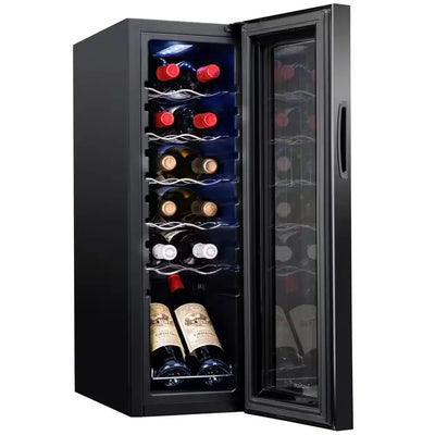 Wine Fridge, Freestanding Wine Refrigerator, 12 Bottle Wine Cooler | Fridge.com