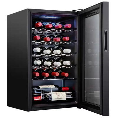 Wine Fridge, Freestanding Wine Refrigerator, 24 Bottle Wine Cooler | Fridge.com