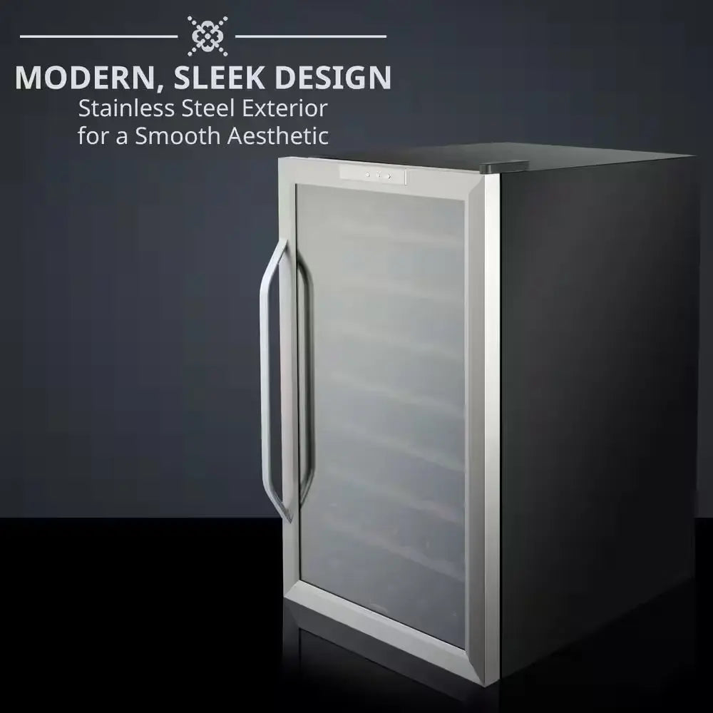 Wine Fridge, Large Freestanding Wine Cooler Refrigerator, 51 Bottles | Fridge.com