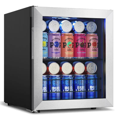 Yeego 65 Cans (12 Oz.) 1.62 Cubic Feet Freestanding Beverage Refrigerator | Fridge.com