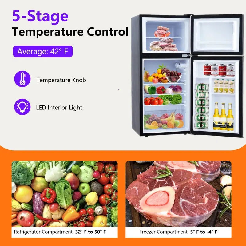 Yesurprise 4.5 Cubic Feet Freestanding Mini Fridge | Fridge.com