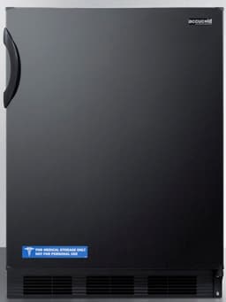 Accucold 24 Inch Undercounter Counter Depth Compact All-Refrigerator AL752BK | Fridge.com