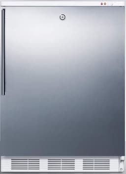 Summit VT65MLSSHV Upright Freezer, Stainless Steel | Fridge.com