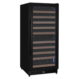 Allavino Reserva Series 119 Bottle 55" Semi Tall Dual Zone Right Hinge Black Metal Wine Refrigerator | Fridge.com