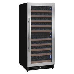Allavino 119 Bottle 55" Tall Dual Zone Right Hinge Stainless Steel Wine Refrigerator | Fridge.com