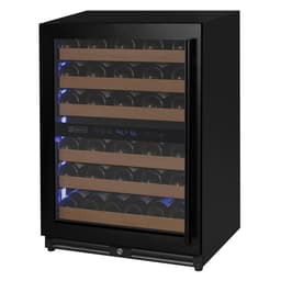 Allavino Reserva Series - 51 Bottle Dual Zone Built-In Luxury Wine Refrigerator With Black Door - Left Hinge | Fridge.com