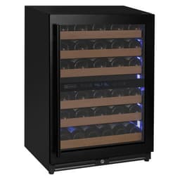 Allavino Reserva Series - 51 Bottle Dual Zone Built-In Luxury Wine Refrigerator With Black Door - Right Hinge | Fridge.com