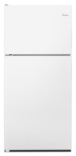 Amana 30" Top-Freezer Refrigerator with Glass Shelves in White | Fridge.com