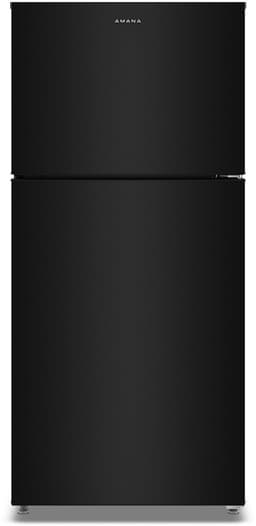 Amana 30" Wide Garage Ready Top-Freezer Refrigerator-19 Cu. Ft. in Black | Fridge.com