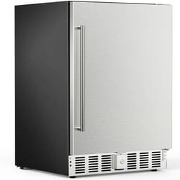 24-Inch Stainless Steel Outdoor Beverage & Wine Cooler Refrigerator - 180 Can Capacity, Built-In/Freestanding, Fast Cooling & Low Noise, Ideal For Hom | Fridge.com