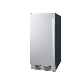 Avallon AFR152SSLH 15 Inch Wide 3.3 Cu. Ft. Compact Refrigerator with LED Lighting and Left Swing Door | Fridge.com