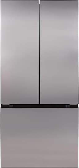 Avanti FFFDS175L3S French Door Refrigerator with Bottom Freezer 30-Inch Wide​, Frost Free Technology, Large Capacity with Adjustable Shelves, Bins & Crisper Drawers, 17.5-Cu.Ft, Stainless Steel | Fridge.com