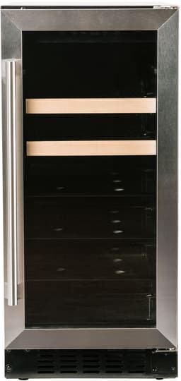 Azure Home Products 14.63'' W Freestanding 80 Cans (12 oz.) 3 Cubic Feet Beverage Cooler With Wine Storage And Reversible Door | Fridge.com