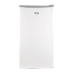 Black+Decker - 3.2 cu. ft. Freestanding Mini Fridge With Freezer - White | Fridge.com