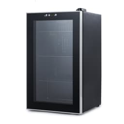 Black & Decker 2.4 cu. ft. Beverage Cooler With Double Pane Glass Door Drink Fridge With 76-Can Capacity - Black  Stainless Steel Look | Fridge.com