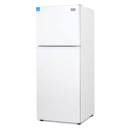 Black+Decker 10.5 cu. ft. Top Mount Refrigerator With Freezer, 2 Door Refrigerator With Top Freezer And Electronic Temperature Control, Frost Free, R6 | Fridge.com