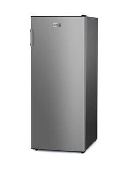 BLACK+DECKER 10 Cu. Ft. Upright Freezer, Stand Up Freezer with Mechanical Temperature Control, Freezer with 3 Shelves and 4 Door Bins, Manual Defrost, R600a Refrigerant, BUF1000LS,Stainless Steel Look | Fridge.com